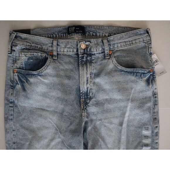 GAP Denim 593220 Women's Sz 12/31 L Light Wash '90s Mid-Rise Loose Fit Jeans - Picture 7 of 10